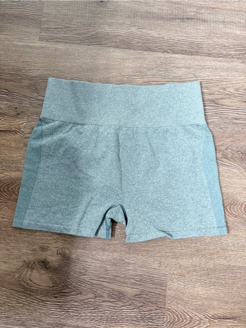 PINK Victoria's Secret Heather Sage High-Waist Bike Shorts